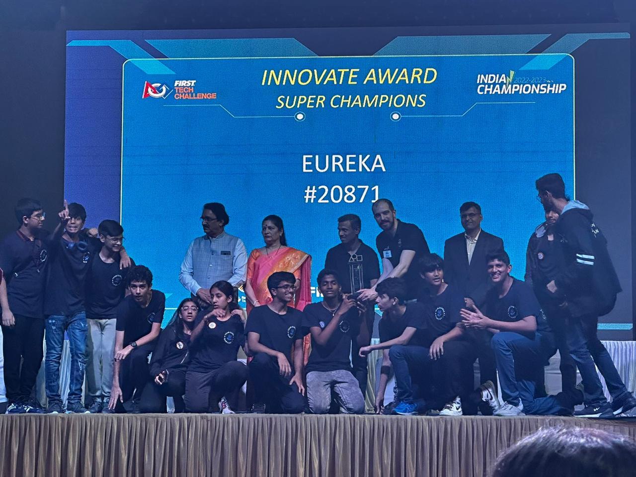Team Eureka — Innovate Award Super Champions