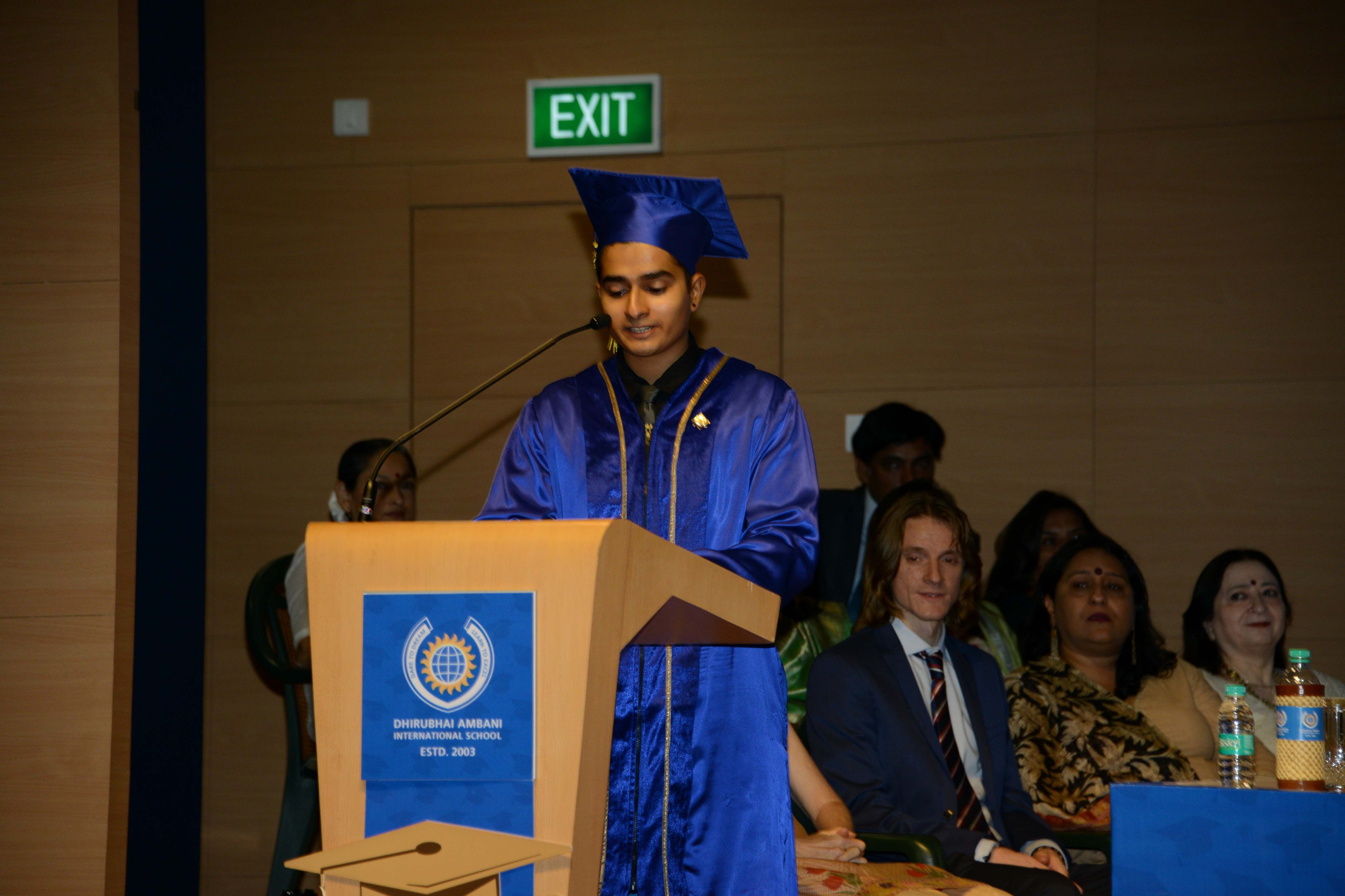Head Boy Kaashif Hajee Speech